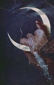 The Fairy of the moon (färggravyr)